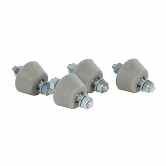 Trillingsdempers voor airco warmtepomp SOFT, set van 4 stuks