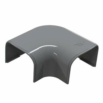Tecnosystemi Optima platte bocht 90&deg; CP102 RAL7016