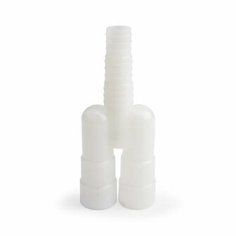 Tecnosystemi Y-joint voor flexibele afvoerslang &Oslash; 16/18/20 mm