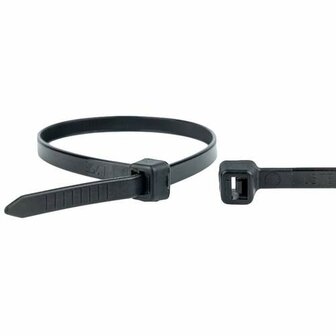 Universeel kabelbinder zwart 300 x 4,5 mm (100 stuks )
