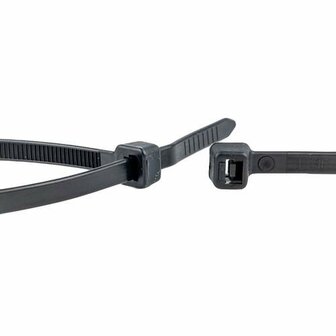 Universeel kabelbinder zwart 300 x 4,5 mm (100 stuks )