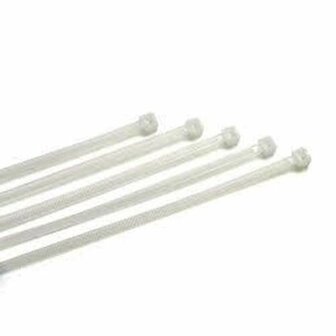 Universeel kabelbinder naturel 200 x 4,8 mm (100 stuks )