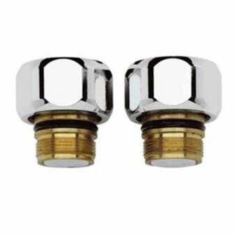 Grohe terugslagklep chroom set