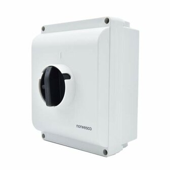 Norwesco werkschakelaar 4-polig 40A IP65 (M32)