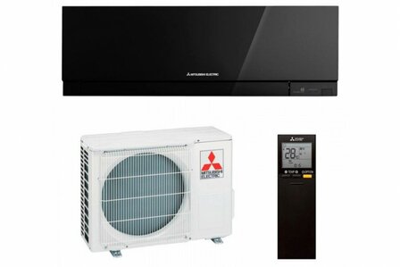 Mitsubishi Electric EF Black &ndash; 5.0kW/18000Btu MSZ-EF50VGKB/18000Btu A++ Incl. Wifi