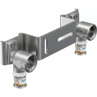 Uponor S-Press Plus Gemini beugel 16 x Rp1/2&quot;, pers x binnendraad, hoh=150 mm