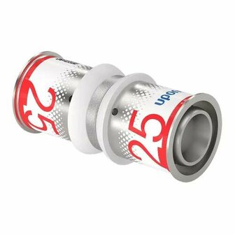 Uponor S-Press Plus koppeling 25 x 25 mm, 2x pers, messing