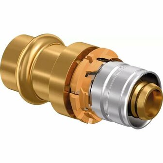 Uponor S-Press overgangskoppeling, V-profiel, 25 x 22 mm