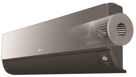 AM07BK.NSJ LG Multi ARTCOOL Wandmodel 2,1kW Zwart
