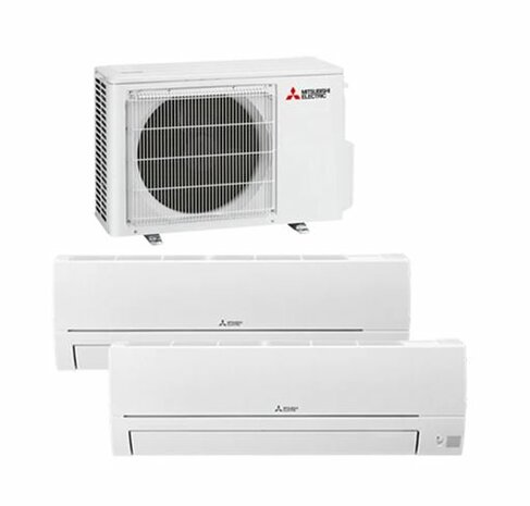 Mitsubishi Electric MSZ duo split airco 2x 2,5 / 4 kW