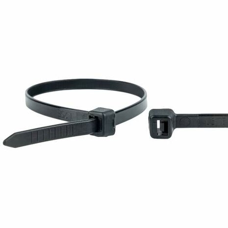 Universeel kabelbinder zwart 300 x 4,5 mm (100 stuks )