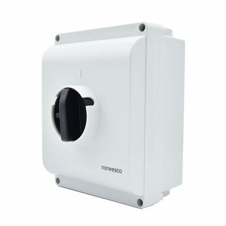 Norwesco werkschakelaar 4-polig 40A IP65 (M32)